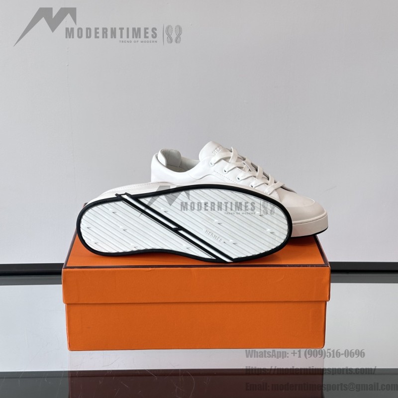 Hermès Herren Sneaker H251075Z 02350 Weiße Modische Freizeitschuhe | Luxusmarke Schuhe