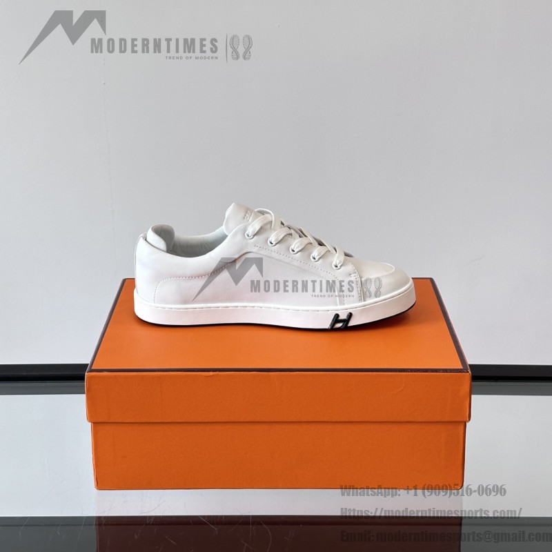Hermès Herren Sneaker H251075Z 02350 Weiße Modische Freizeitschuhe | Luxusmarke Schuhe