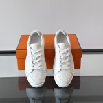 Hermès Herren Sneaker H251075Z 02350 Weiße Modische Freizeitschuhe | Luxusmarke Schuhe