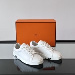Hermès Herren Sneaker H251075Z 02350 Weiße Modische Freizeitschuhe | Luxusmarke Schuhe
