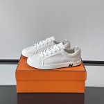 Hermès Herren Sneaker H251075Z 02350 Weiße Modische Freizeitschuhe | Luxusmarke Schuhe