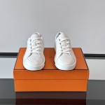 Hermès Herren Sneaker H251075Z 02350 Weiße Modische Freizeitschuhe | Luxusmarke Schuhe