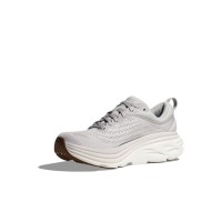 HOKA Bondi 8 Running Shoes 1127952-LRNC - Lightweight Cushioned Support for Long Runs & Daily Wear, Lunar Rock Color