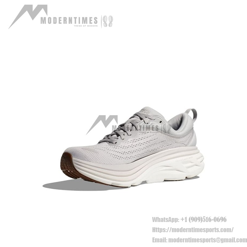 HOKA Bondi 8 Running Shoes - Lightweight Cushioning for Long Runs HOKA Bondi 8 Running Shoes 1127952-LRNC in Lunar Rock