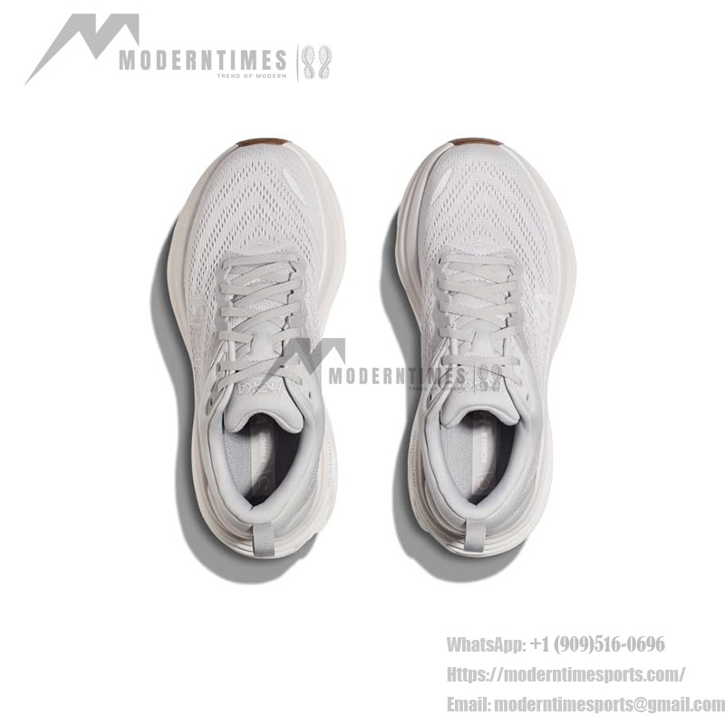 HOKA Bondi 8 Running Shoes - Lightweight Cushioning for Long Runs HOKA Bondi 8 Running Shoes 1127952-LRNC in Lunar Rock