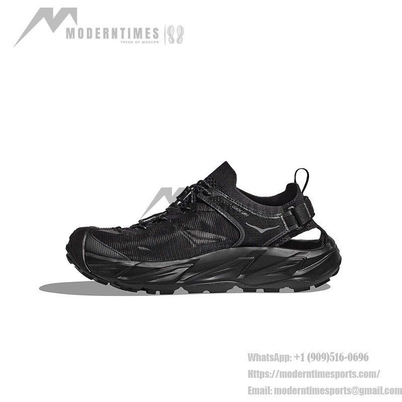 HOKA Hopara 2 Sandals - Lightweight Outdoor & All-Terrain Footwear HOKA Hopara 2 All-Terrain Sandals 1147650-BBLC - Black Hiking & Water-Friendly Design
