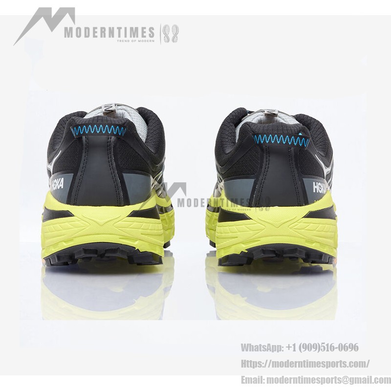 Hoka One One Mafate 3.2 Durable Cushioned Outdoor Sneakers | 1141572-BHK Hoka One One Mafate 3.2 Trail Running Shoes - Model 1141572-BHK