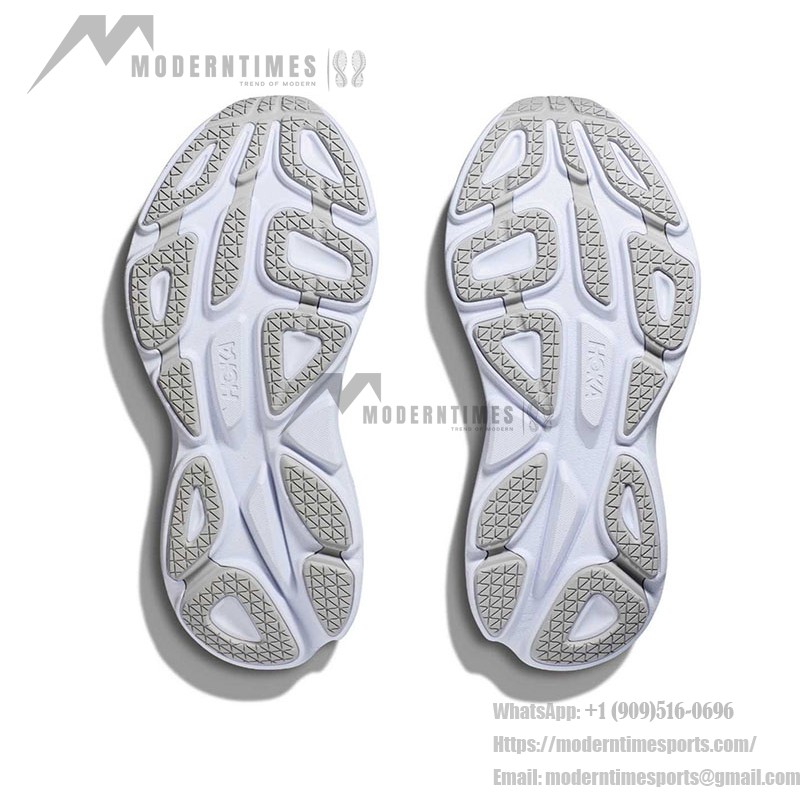 Hoka One One Bondi 7 Lightweight Cushioned Grey Comfortable Sneakers | 1110519-HMSH Hoka One One Bondi 7 Running Shoes - Grey Model 1110519-HMSH