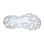 HOKA Bondi 8 ワイド ランニングシューズ 1127954-HMLR|ライトグレー/オレンジ|快適さとサポート ライトグレーとオレンジのHOKA Bondi 8 ワイド ランニングシューズ、クッション性とワイドフィットデザイン。