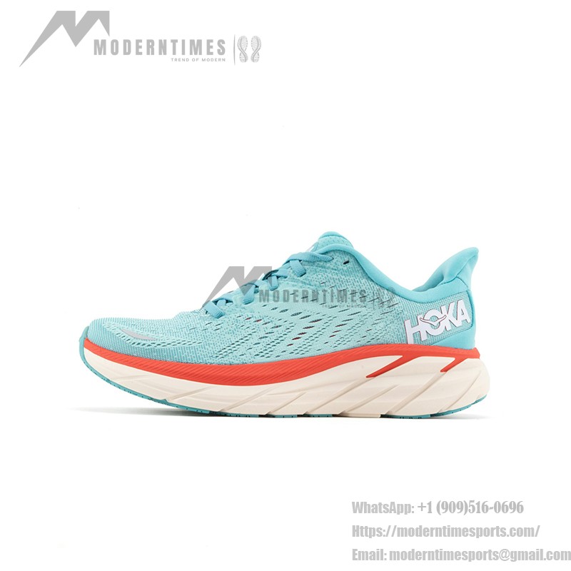 HOKA ONE ONE Clifton 8 ランニングシューズ – アクアレール 軽量で快適 HOKA ONE ONE Clifton 8 1119394-AEBL ランニングシューズ アクアレール – 軽量でクッション性抜群