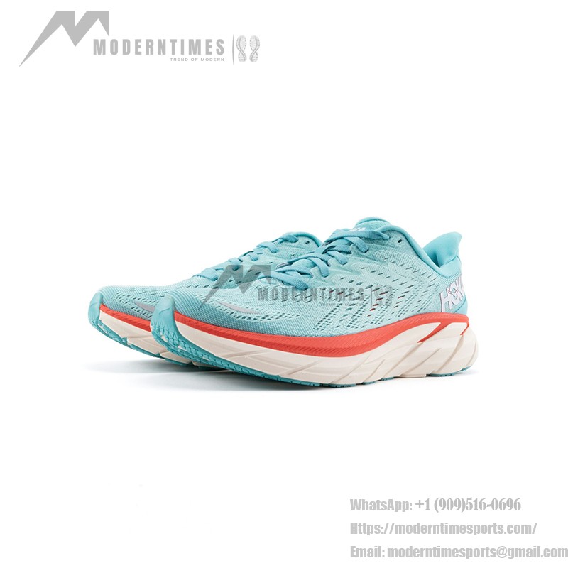 HOKA ONE ONE Clifton 8 ランニングシューズ – アクアレール 軽量で快適 HOKA ONE ONE Clifton 8 1119394-AEBL ランニングシューズ アクアレール – 軽量でクッション性抜群