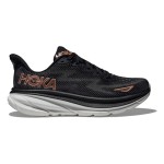 HOKA Clifton 9 1127896-BRGL Running Shoes – Black & Rose Gold HOKA ONE ONE Clifton 9 Running Shoes in Black and Rose Gold