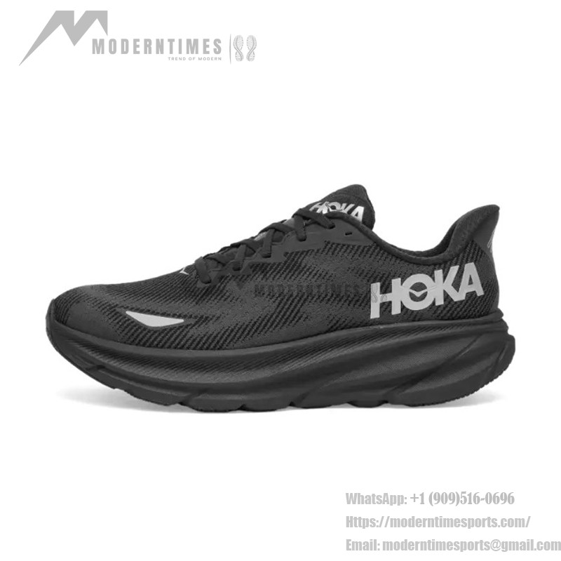 Hoka One One Clifton 9 GTX Lightweight Cushioned All-Weather Sneakers | 1141470-BBLC Hoka One One Clifton 9 GTX Waterproof Running Shoes - Model 1141470-BBLC