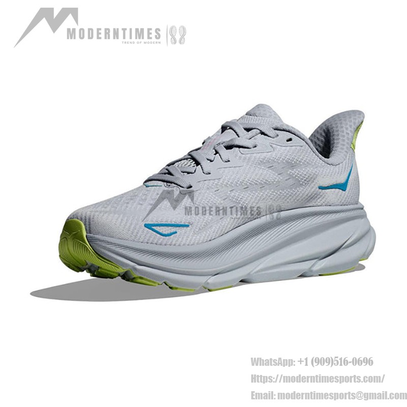 HOKA Clifton 9 | Gull & Sea Ice | Lightweight Running Shoes HOKA ONE ONE Clifton 9 Running Shoes in Gull & Sea Ice