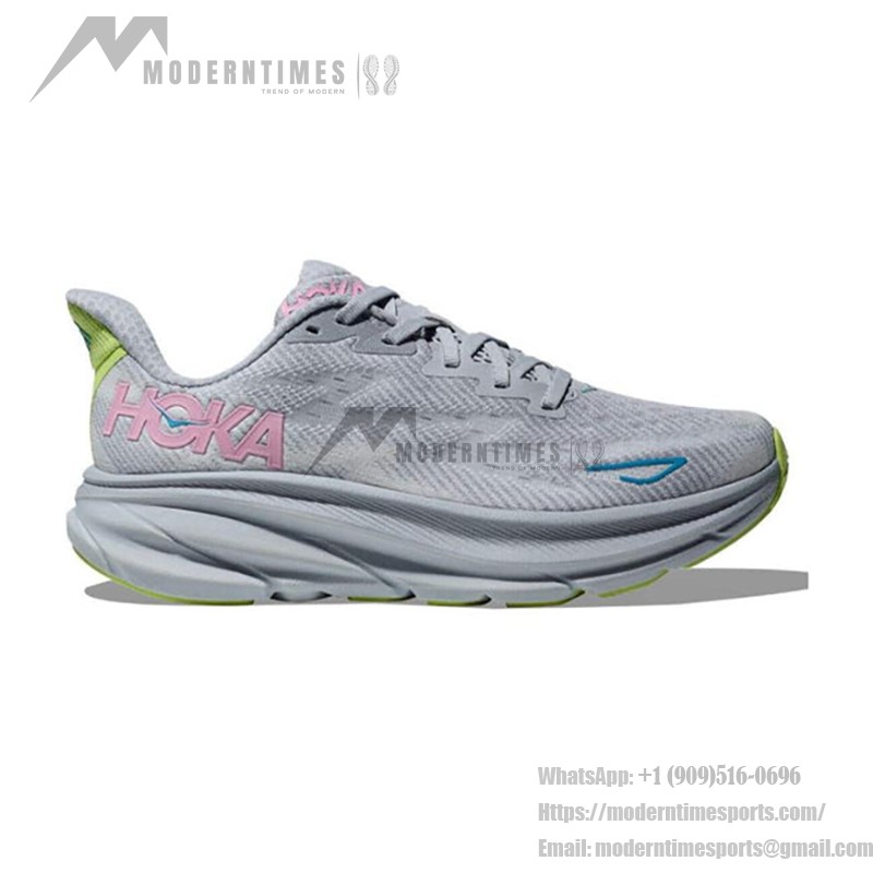 HOKA Clifton 9 | Gull & Sea Ice | Lightweight Running Shoes HOKA ONE ONE Clifton 9 Running Shoes in Gull & Sea Ice