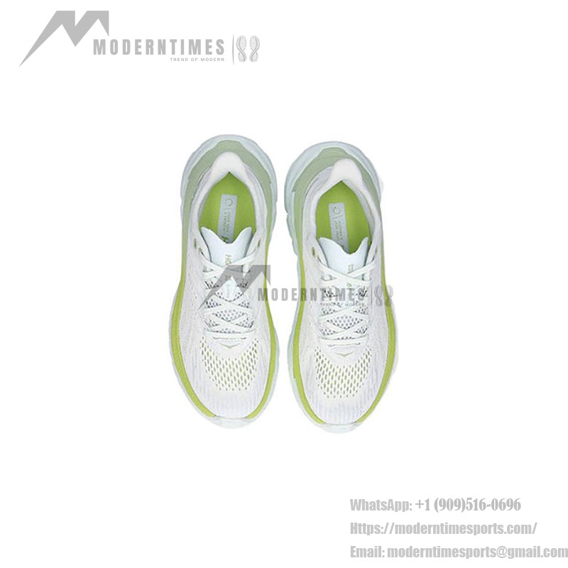 HOKA ONE ONE Clifton Edge Lightweight Cushioned Trainers HOKA ONE ONE Clifton Edge 1126570-BFGGL Running Shoes in Blue Flower and Green Glow