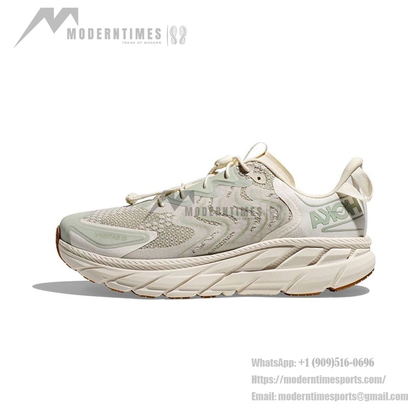 Hoka One One Clifton LS x Satisfy 軽量ファッションスニーカー | 1143450-CTWW Hoka One One Clifton LS x Satisfy コラボレーションランニングシューズ - モデル 1143450-CTWW