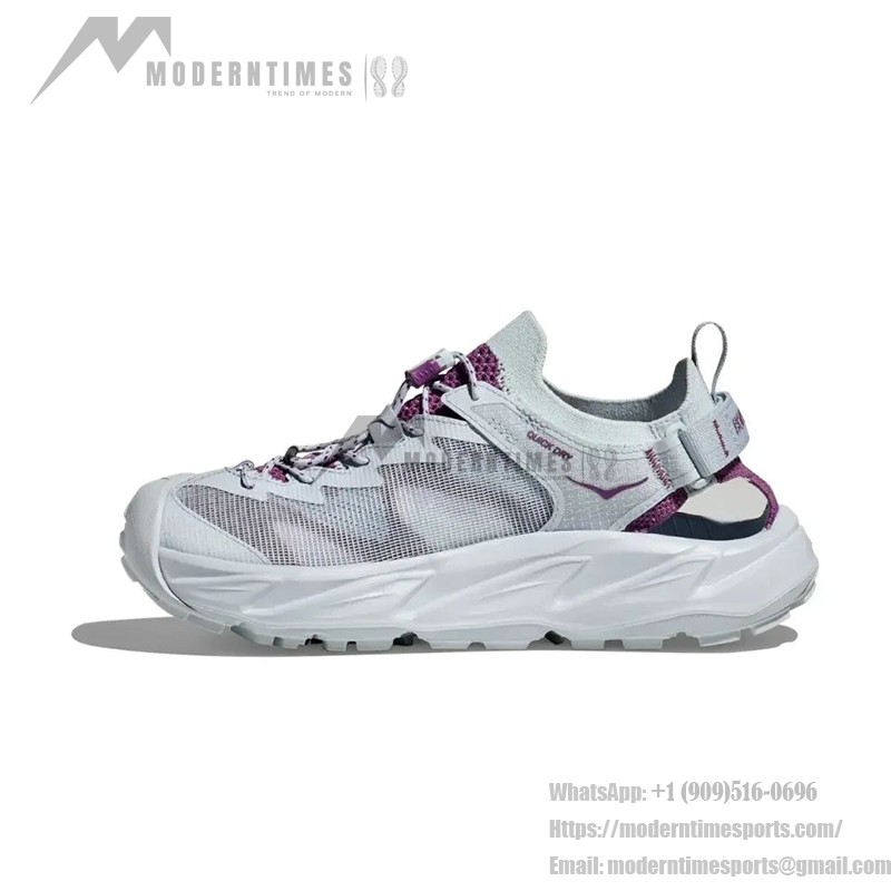 HOKA Hopara 2 Sandals | Quick-Dry Outdoor Footwear HOKA ONE ONE Hopara 2 Sandals in Illusion Blue & Amethyst