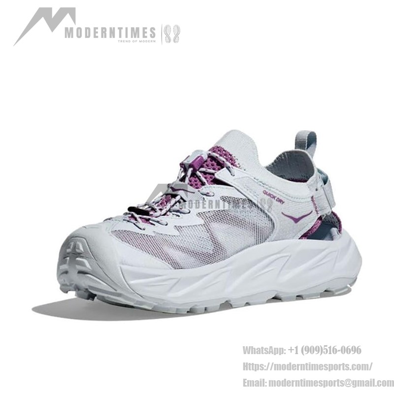 HOKA Hopara 2 Sandals | Quick-Dry Outdoor Footwear HOKA ONE ONE Hopara 2 Sandals in Illusion Blue & Amethyst
