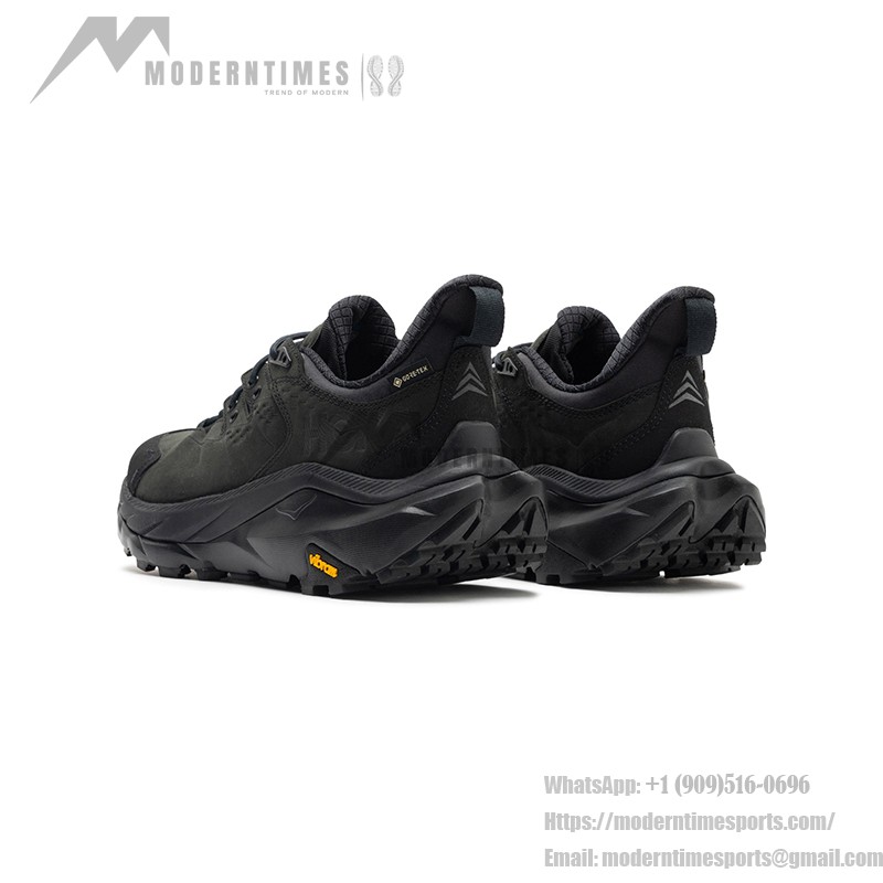 HOKA Kaha 2 Low GTX | All-Black Waterproof Hiking Shoes HOKA ONE ONE Kaha 2 Low GTX Hiking Shoes in All-Black