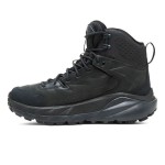 HOKA ONE ONE Kaha GTX Hiking Boots (1112030-BPHN) - Black/Phantom, Waterproof with Vibram Outsole HOKA ONE ONE Kaha GTX Hiking Boots in Black/Phantom with GORE-TEX Waterproof Technology and Vibram Megagrip Outsole, Model 1112030-BPHN