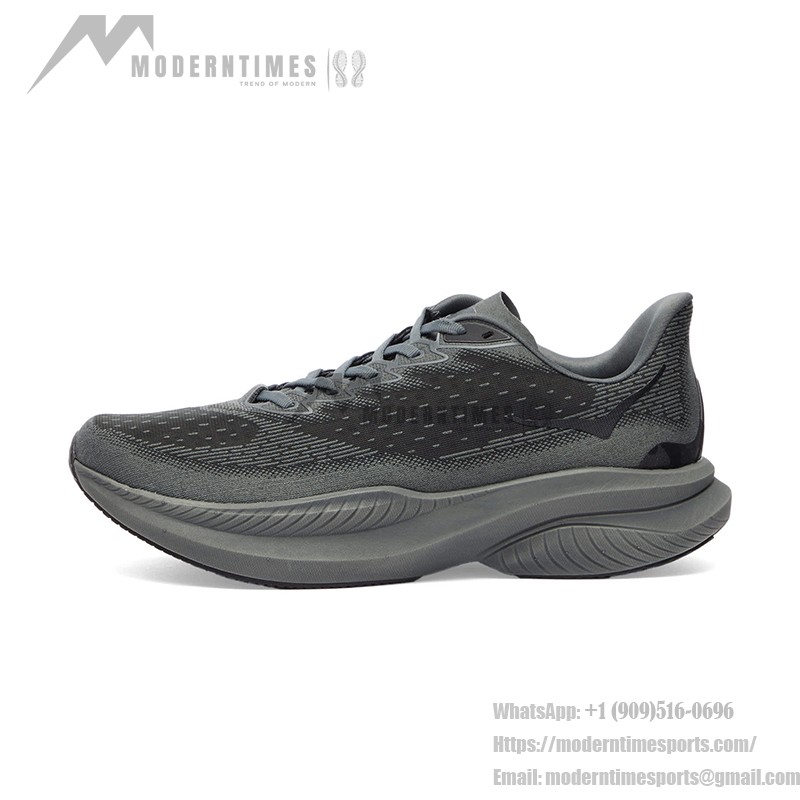 Hoka One One Mach 6 Cushioned Breathable Running Sneakers | 1164032-BBLC Hoka One One Mach 6 Men’s Lightweight Running Shoes - Model 1164032-BBLC