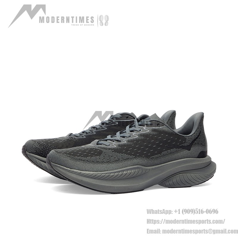 Hoka One One Mach 6 Cushioned Breathable Running Sneakers | 1164032-BBLC Hoka One One Mach 6 Men’s Lightweight Running Shoes - Model 1164032-BBLC