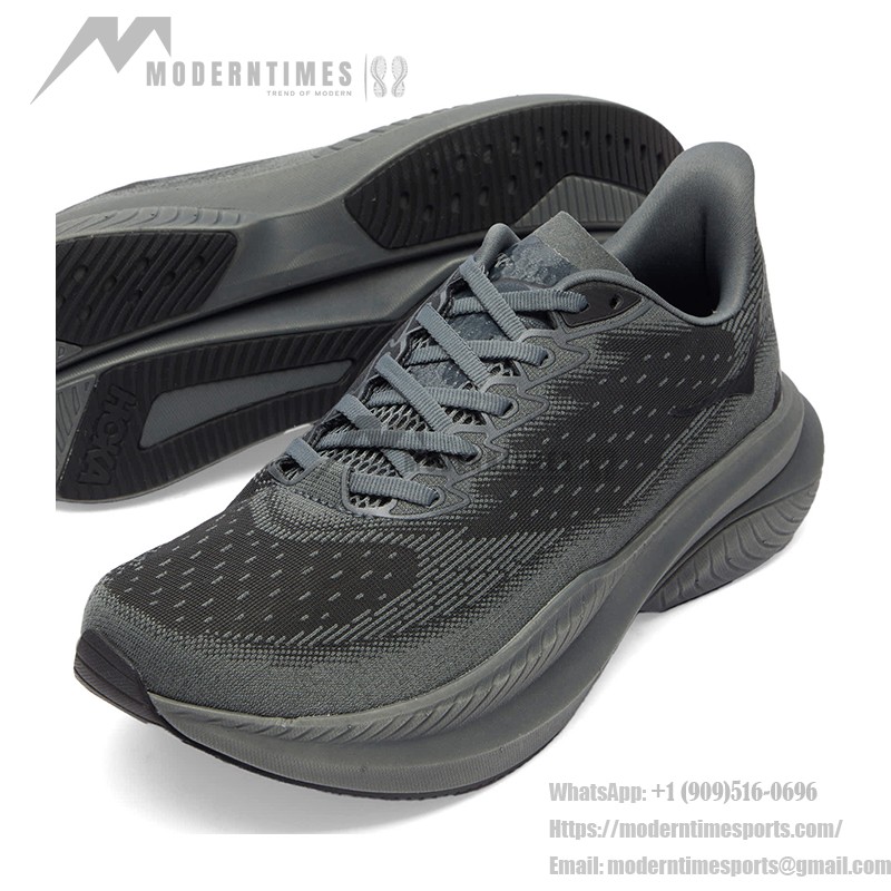 Hoka One One Mach 6 Cushioned Breathable Running Sneakers | 1164032-BBLC Hoka One One Mach 6 Men’s Lightweight Running Shoes - Model 1164032-BBLC