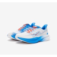 Hoka One One Mach 6 Men’s Lightweight Running Shoes | 1147790-WHTV | Cushioned Breathable Performance Sneakers