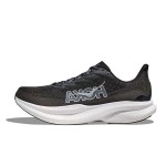 Hoka One One Mach 6 軽量クッション性ブラック&ホワイトスニーカー | 1147790-BWHT Hoka One One Mach 6 ランニングシューズ - モデル 1147790-BWHT
