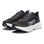 Hoka One One Mach 6 軽量クッション性ブラック&ホワイトスニーカー | 1147790-BWHT Hoka One One Mach 6 ランニングシューズ - モデル 1147790-BWHT