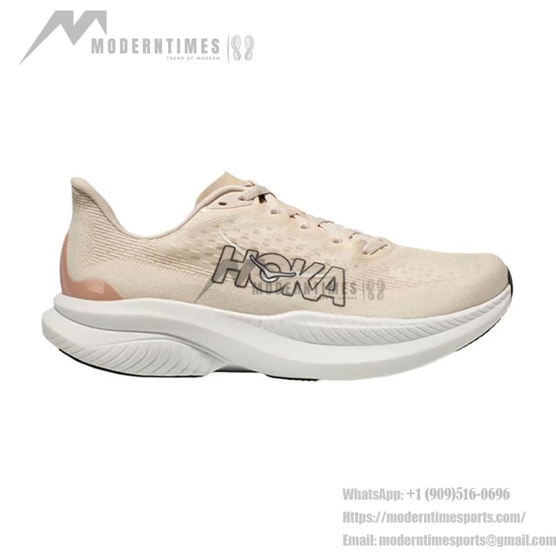 HOKA Mach 6 1147810-EGV Eggnog & Vanilla ランニングシューズ HOKA ONE ONE Mach 6 1147810-EGV ランニングシューズ - Eggnog & Vanilla 軽量クッションシューズ