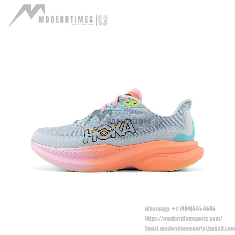 Hoka One One Mach 6 軽量クッション性グラデーションスニーカー | 1147810-ISK Hoka One One Mach 6 イリュージョンダスク ランニングシューズ - モデル 1147810-ISK