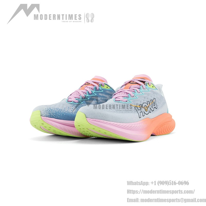 Hoka One One Mach 6 軽量クッション性グラデーションスニーカー | 1147810-ISK Hoka One One Mach 6 イリュージョンダスク ランニングシューズ - モデル 1147810-ISK