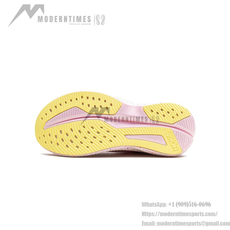 HOKA Mach 6 ランニングシューズ 1147810-PGH|ピンクトワイライト&レモネード|軽量&スタイリッシュ HOKA Mach 6 ランニングシューズ、ピンクトワイライトとレモネードカラー、軽量クッションとスタイリッシュなデザイン。