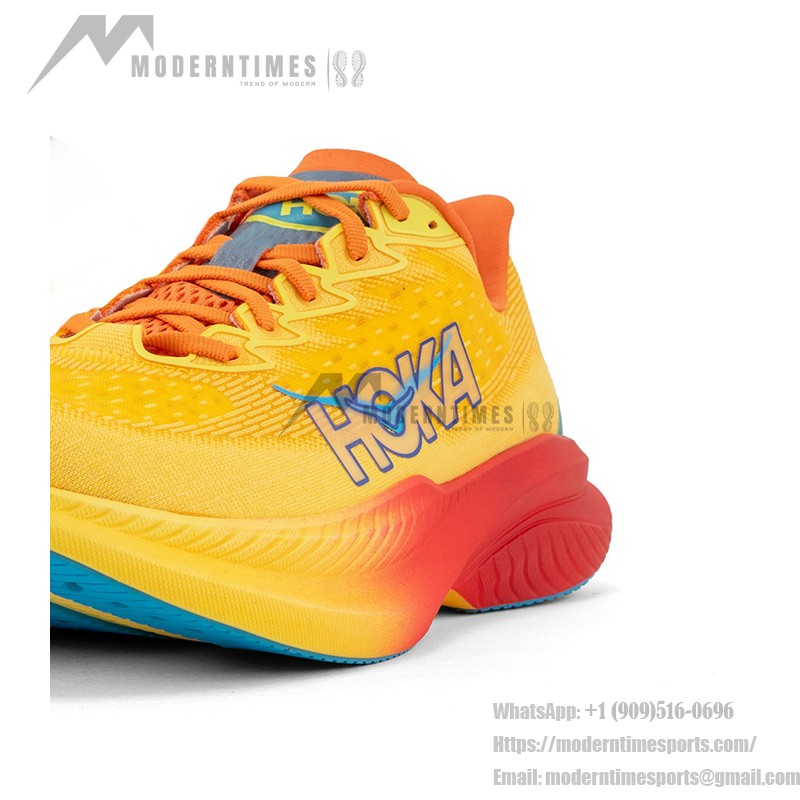 HOKA ONE ONE Mach 6 1147790-PYS Sports Sneakers HOKA ONE ONE Mach 6 1147790-PYS Running Shoes in Poppy Squash Colorway
