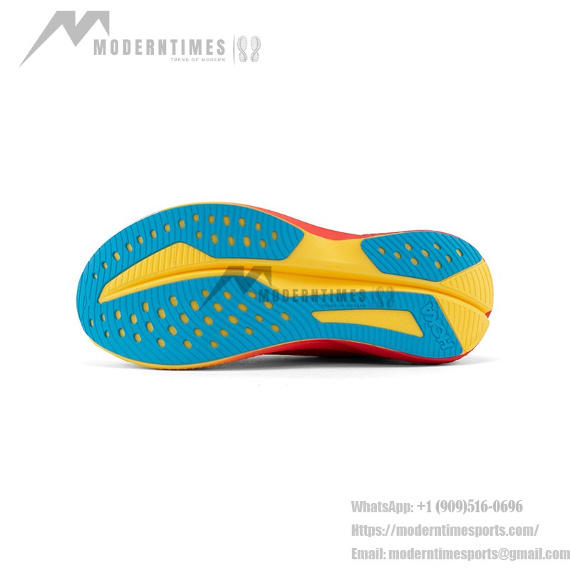 HOKA ONE ONE Mach 6 1147790-PYS Sports Sneakers HOKA ONE ONE Mach 6 1147790-PYS Running Shoes in Poppy Squash Colorway