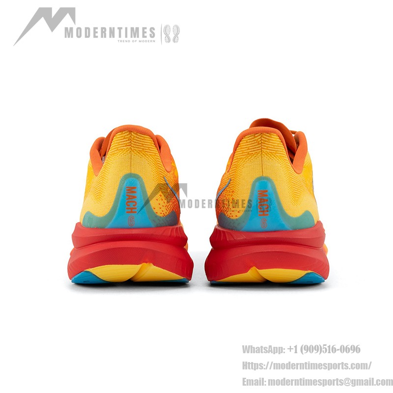 HOKA ONE ONE Mach 6 1147790-PYS Sports Sneakers HOKA ONE ONE Mach 6 1147790-PYS Running Shoes in Poppy Squash Colorway