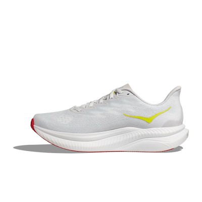 HOKA ONE ONE Mach 6 1147790-WNCL ランニングシューズ | ホワイト Nimbus Cloud 軽量高性能トレーニングシューズ | 通気性快適クッション性ランニングシューズ