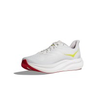 HOKA ONE ONE Mach 6 1147790-WNCL Running Shoes | White Nimbus Cloud Lightweight Performance Trainers | Breathable Comfortable Cushioned Shoes