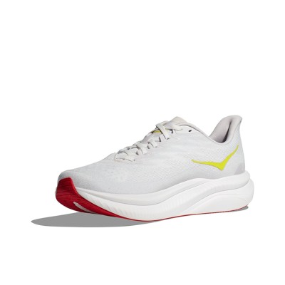 HOKA ONE ONE Mach 6 1147790-WNCL ランニングシューズ | ホワイト Nimbus Cloud 軽量高性能トレーニングシューズ | 通気性快適クッション性ランニングシューズ