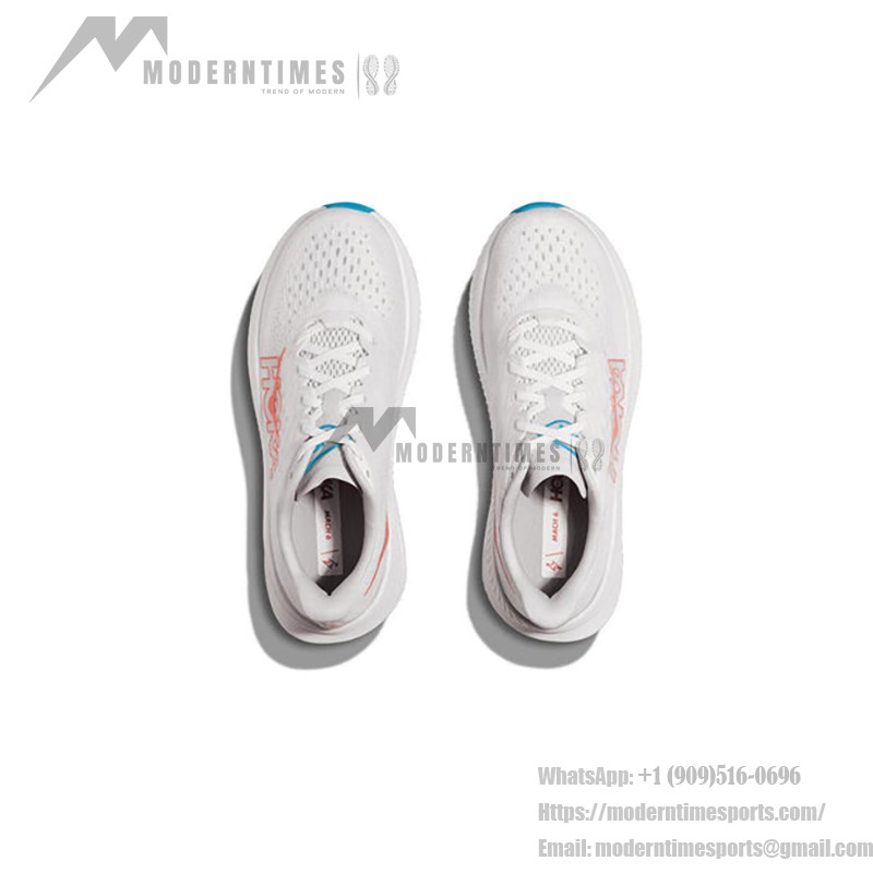 HOKA ONE ONE Mach 6 1147810-WNCL クッショントレーナー HOKA ONE ONE Mach 6 1147810-WNCL ランニングシューズ(ホワイトニンバスクラウド)