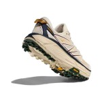 HOKA Mafate Speed 2 Trail Running Sneakers in Alabaster & Oat Milk HOKA ONE ONE Mafate Speed 2 Alabaster & Oat Milk Trail Running Shoes