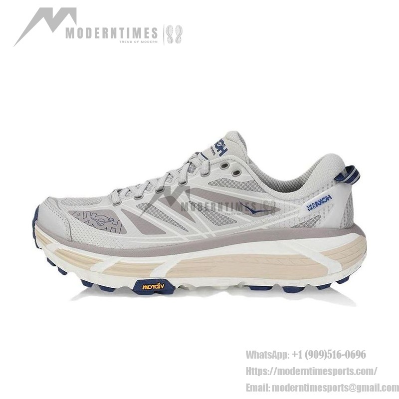 Hoka One One Mafate Speed 2 Lightweight Cushioned Grey Sneakers | 1126851-OPR Hoka One One Mafate Speed 2 Trail Running Shoes - Grey Model 1126851-OPR
