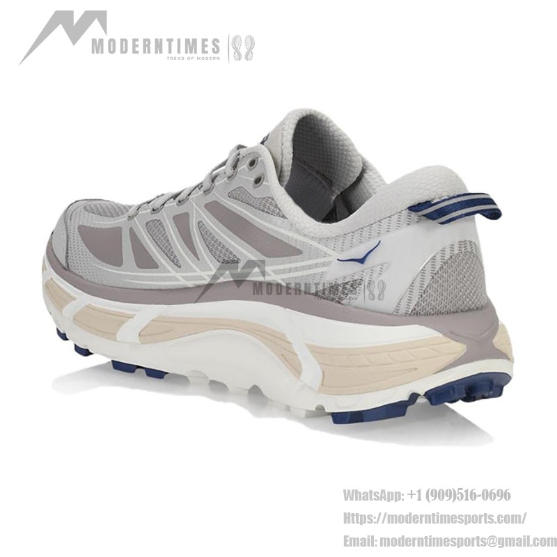Hoka One One Mafate Speed 2 Lightweight Cushioned Grey Sneakers | 1126851-OPR Hoka One One Mafate Speed 2 Trail Running Shoes - Grey Model 1126851-OPR