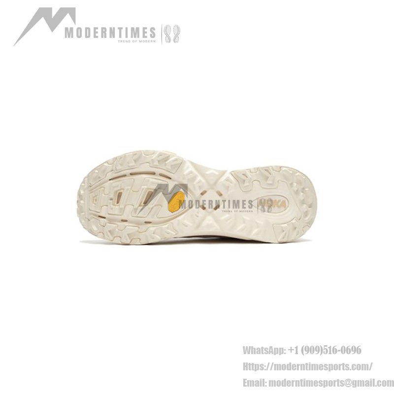Hoka One One Mafate Three 2 Lightweight Cushioned Eggnog Sneakers | 1141572-ESSN Hoka One One Mafate Three 2 Trail Running Shoes - Eggnog Model 1141572-ESSN
