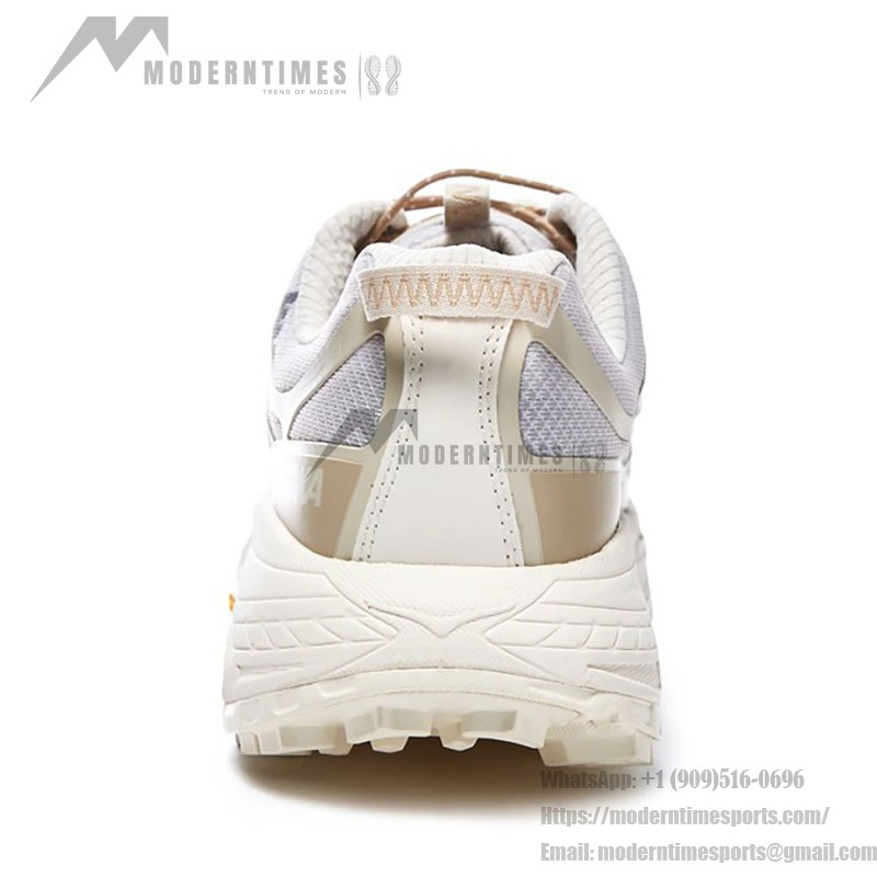 Hoka One One Mafate Three 2 Lightweight Cushioned Eggnog Sneakers | 1141572-ESSN Hoka One One Mafate Three 2 Trail Running Shoes - Eggnog Model 1141572-ESSN