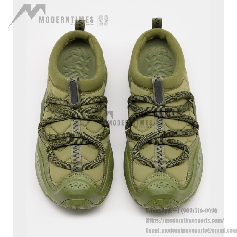 Hoka One One ORA Primo Comfortable Forest Green Slip-On Sneakers | 1141570-FFR Hoka One One ORA Primo Slip-On Shoes in Forest Green - Model 1141570-FFR