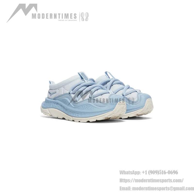 Hoka One One ORA Primo Comfortable Overcast Blue Slip-On Sneakers | 1141570-ORZ Hoka One One ORA Primo Slip-On Shoes in Overcast Blue - Model 1141570-ORZ