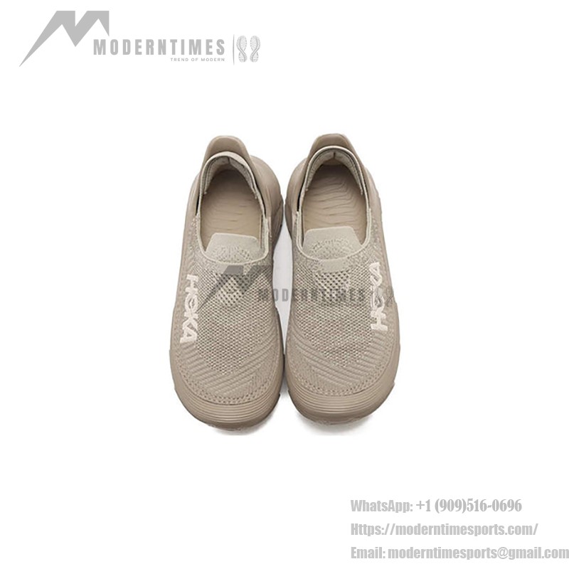 Hoka One One Restore TC Slip-On Shoes - Lightweight Dune Tan Sneakers Hoka One One Restore TC Slip-On Shoes in Dune Tan